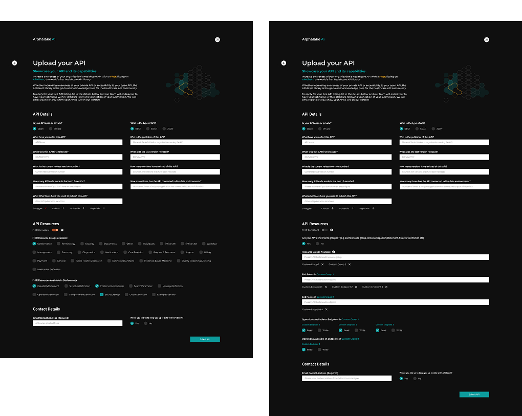 API Upload Flow